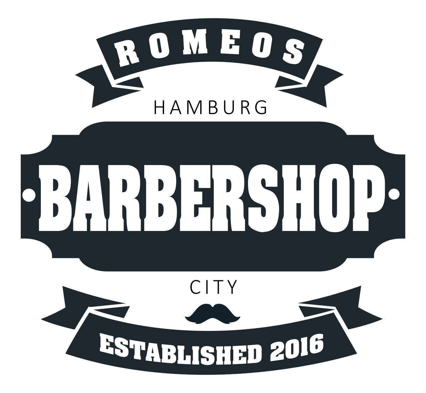 Romeos barbershop logo